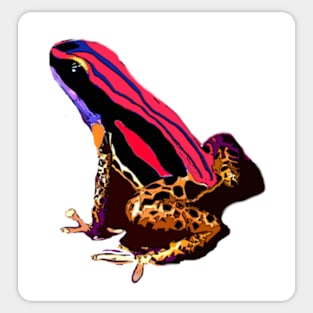 Colorful Frog Sticker